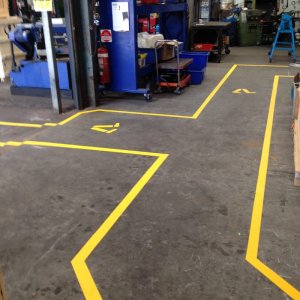 Allocated Walkways - Industrial Line Marking