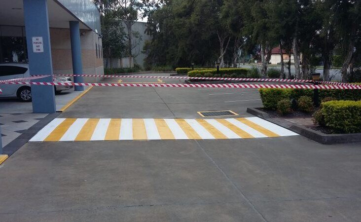 Line Marking- Pedestrian Walkway